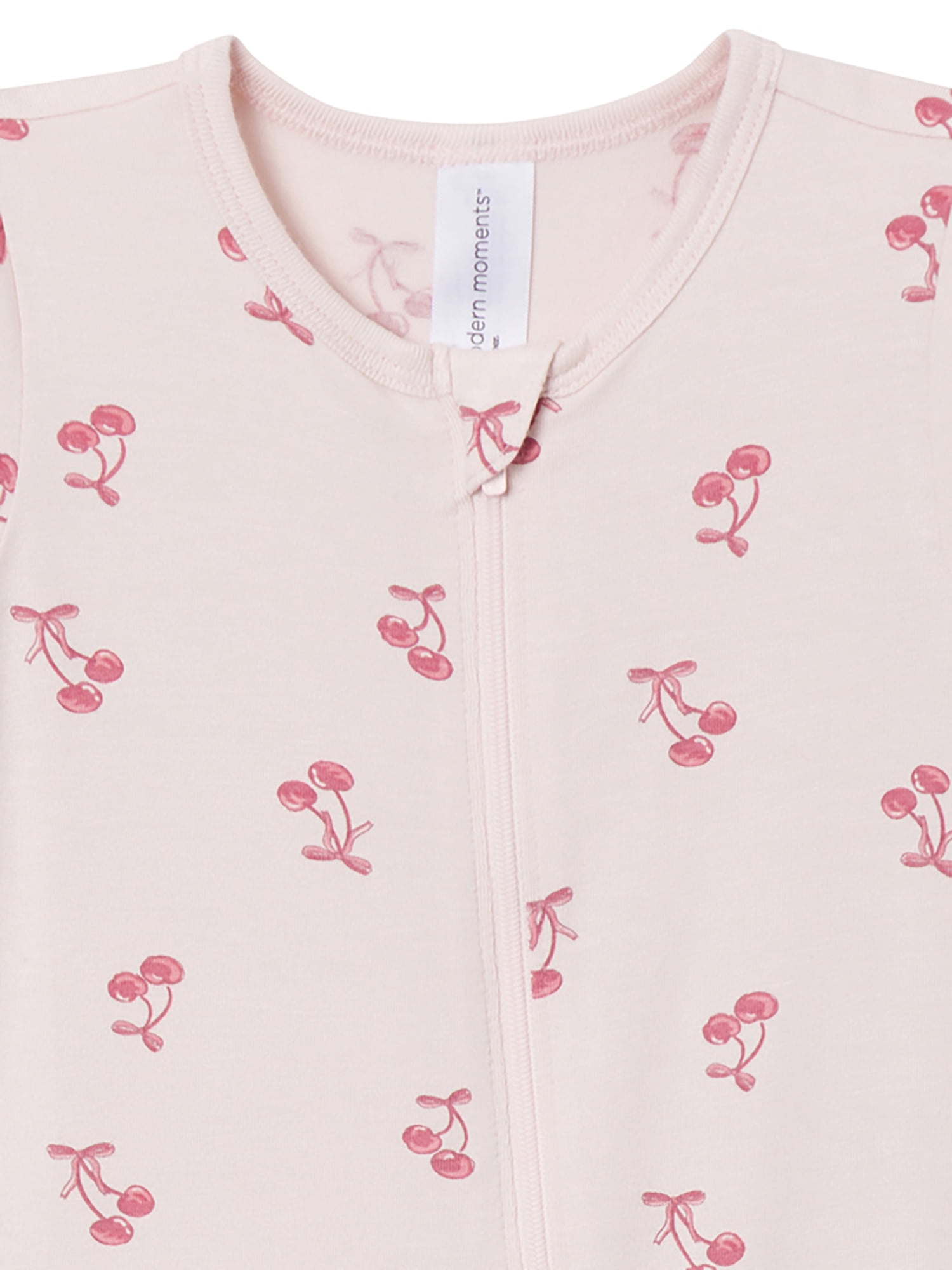 Modern Moments by Gerber Baby Neutral Super Soft Viscose Two-Way Zip Sleep 'N Play Footed Pajamas, Sizes Newborn - 6/9 Months