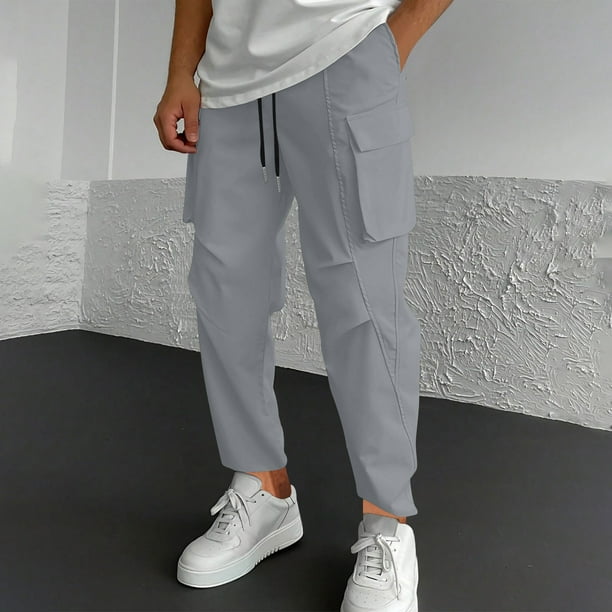 Pantalones largos para hombre, moda de primavera e invierno, pantalones deportivos casuales, pantalones para hombre