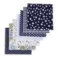 thumbnail image 4 of 7PCS/Set Mixed Printing 25 * 25cm Floral Fabrics for Patchwork Sewing Materials Quilting Scrapbooking Cotton Cloth, 4 of 8