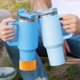 thumbnail image 4 of Funda protectora de silicona para botella de agua, diseño amortiguador, resistente al calor, antideslizante, material apto para uso alimentario, tapa inferior para taza., 4 of 7