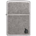 thumbnail image 2 of Zippo 46399 Armor Antique Silver Flame Design Pocket Lighter, 2 of 7