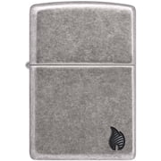 Zippo 46399 Armor Antique Silver Flame Design Pocket Lighter