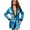 Blue, variant on Women's Sexy Lace Kimono Bathrobe - Silk Babydoll Lingerie Nightwear, Black, M