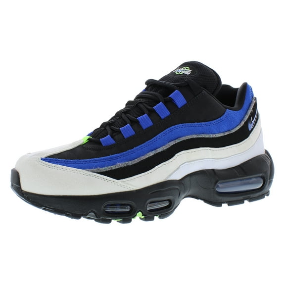 Nike Air Max 95 SE Unisex Shoes Size 6.5, Color: Black/White/Game Royale/Sail