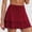 Wine, variant on Daolelai Women's Double Layer Shorts Sports Shorts Skirt