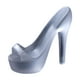 thumbnail image 3 of Zapatos de muñeca 1/4, miniatura de resina, elegantes zapatos de tacón alto para muñeca femenina. claro, 3 of 9