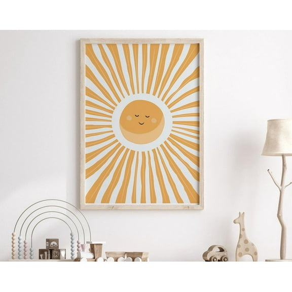 Kna Prints - 1 Pc Poster Boho S Wall Art, Boho S , Watercolor S, Kid And Baby Printable Art, Kid And Baby Wall Decor, Nursery , Decor For Living Room Bedroom,, UNFRAMED-8x12