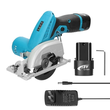 

3inch 16.8V Electric Lithium Circular Saws 0-27mm Cutting Depth Adjustable Woodworking Power Tool Wood Board Cutting Machine