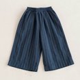 thumbnail image 2 of JFOPQVSM Cotton and Linen Long Pants Toddlers and Baby Girls' Wide Leg Pull-on Pant (6M-6Y), 2 of 9