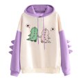 thumbnail image 1 of Pntutb Blusa de manga larga con estampado de moda para mujer Tops casuales Sudaderas con capucha Pntutb Pntutb-4336, 1 of 4
