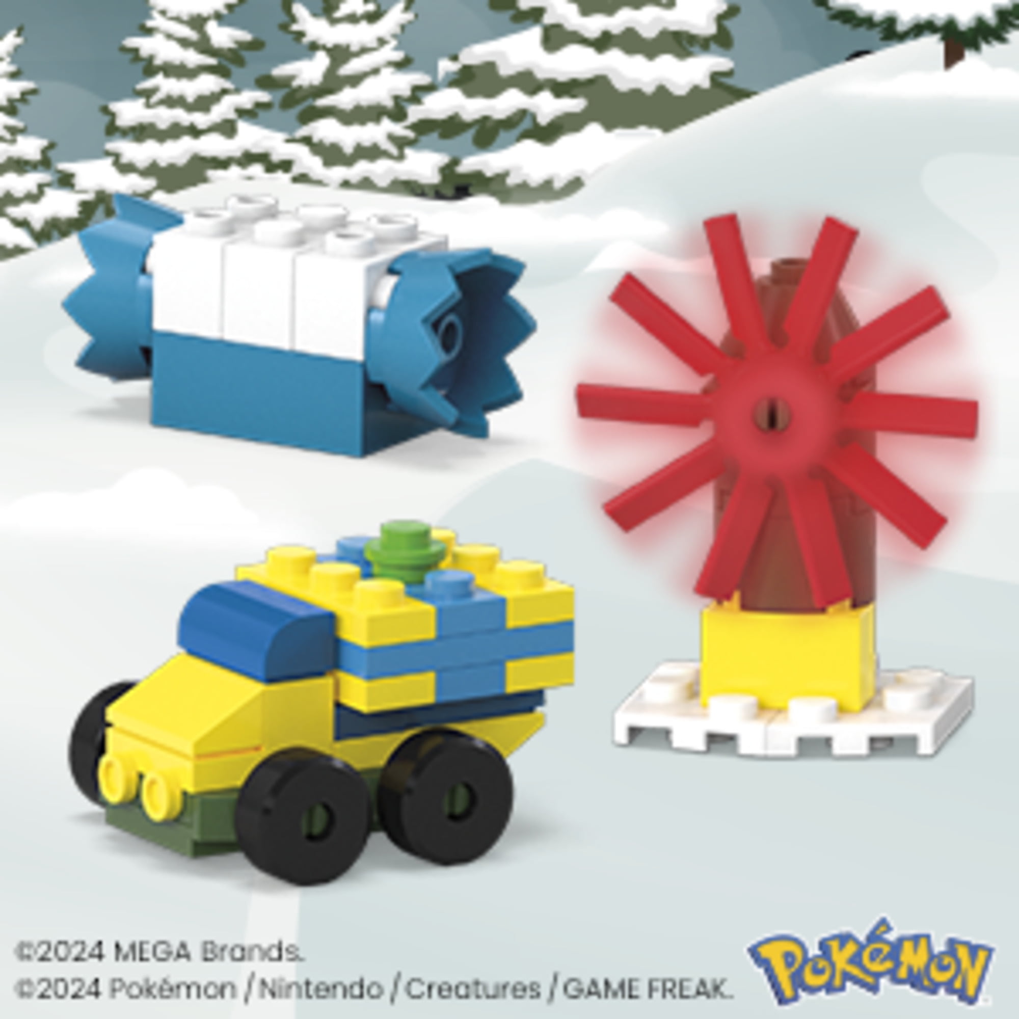 Mega Bloks - Pokemon Holiday Calendar, 202 Piece Building Toy Set