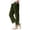 Green, variant on DeHolifer Girls Pants Cotton Linen Elastic Waisted Solid Color Straight Leg Summer Lightweight Loose Comfy Pants,6 Years