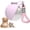Pink, variant on 2 in 1 Portable Water Bottle for Dogs-A (Blue)