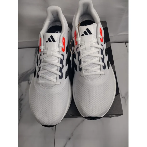 Ad-id-as Runfalcon 3.0 White Black Men Running Sports Shoes Sneakers HP7543