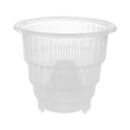 thumbnail image 1 of Round Transparent Plastic Orchid Pot With Holes Transparent Flower Pot Succulents, 1 of 2