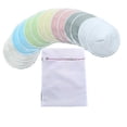 thumbnail image 3 of Organic Bamboo Nursing Breast Pads - 14 Washable Pads + Wash Bag - Breastfeeding Nipple Pad For Maternity - Reusable Nipplecovers For Breast Feeding, 3 of 3
