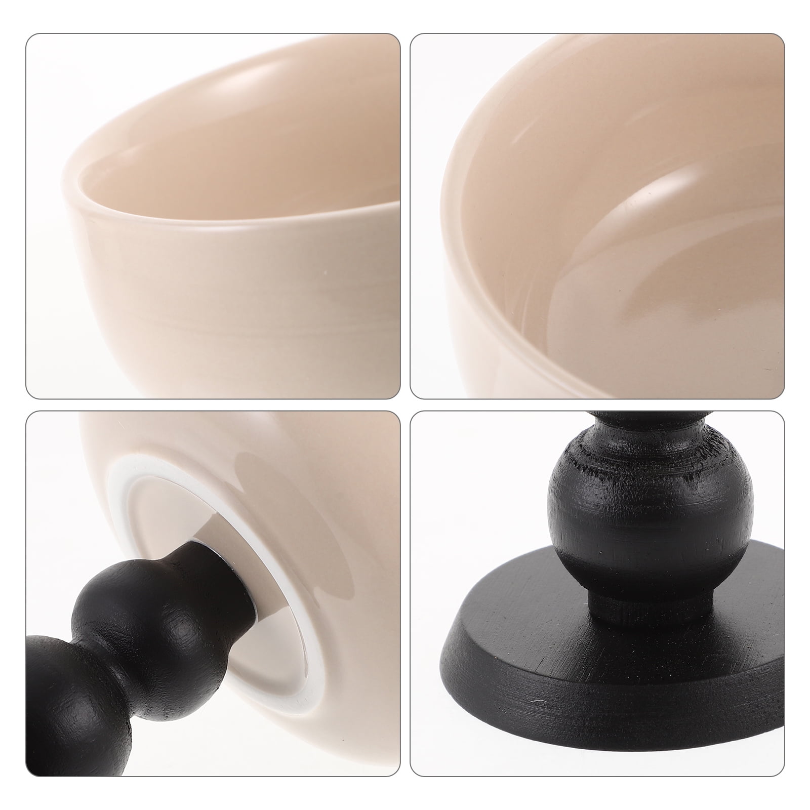 Wooden Dessert Bowl for Ice Cream and Pudding - Stylish, Cup for Serving