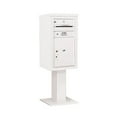 thumbnail image 6 of Salsbury Industries Pedestal Mounted 1 Unit 3 Door Front Load 4C Horizontal Cluster Box Unit with 1 Parcel Locker, 6 of 6