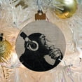 thumbnail image 5 of Headphone Chimp Monkey Wall Wood Christmas Tree Holiday Ornament, 5 of 7