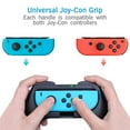 thumbnail image 6 of HEYSTOP Grip Compatible with Nintendo Switch/Switch OLED Joy-Con, 3 Pack, Wear Resistant Game Switch Controller Handle Case Kit for Nintendo Switch Joy Con, Black, 6 of 11