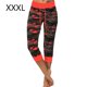 thumbnail image 4 of Mujeres Pantalones de yoga interior deportes al aire libre Pantalones recortados Ejercicio de correr con cordón ajustable Cintura Leggings Gimnasio Ropa roja XXXL kenally OD003018-12, 4 of 7