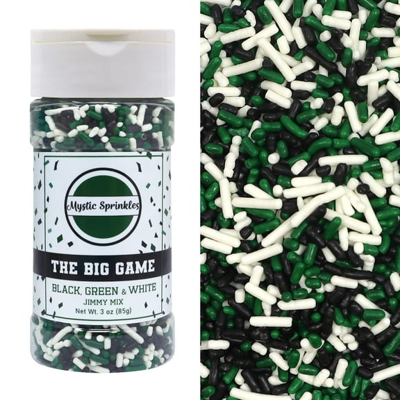 Mystic Sprinkles The Big Game - Black, Green & White Jimmy Mix 3oz