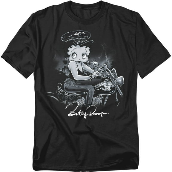 Betty Boop T-Shirt Storm Rider Unisex Graphic Tee For Men & Women