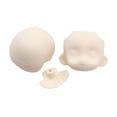 thumbnail image 3 of Juego de accesorios para muñecas Kit de manualidades para muñecas Cabeza de muñeca de arcilla Cara en blanco Parte posterior de la cabeza Estilo C, 3 of 9