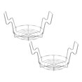 thumbnail image 1 of 2 Pcs 21,5 Pintes de Distributeur d'Eau avec Support de Pot Ustensiles de Cuisine Support de Canette en Acier Inoxydable, 1 of 6