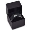 thumbnail image 3 of Tungsten North Dakota The Peace Garden State Band Ring 8mm Men Women Comfort Fit Black Dome Brushed Polished, 3 of 4