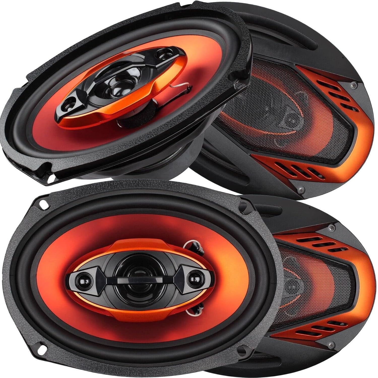 カマツカ　１５０センチ Hifonics Zeus 3 Way Car Audio Coaxial Speakers, 6 x 9 Inch, 800