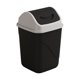 thumbnail image 2 of Cubo de basura cuadrado grande con tapa para oficina o baño. Papelera de plástico con control de olores. Ideal para espacios pequeños., 2 of 6