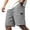 7#a Gray, variant on Shorts for Men Corduroy Shorts Drawstring Summer Elastic Waist Baggy Casual Vacation Classic Big and Tall Surf Bermudas White L