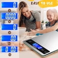 thumbnail image 3 of Kitchen Scale BACK KTCL Cooking Master, acero inoxidable, 10 kg/22 libras, 3 of 7