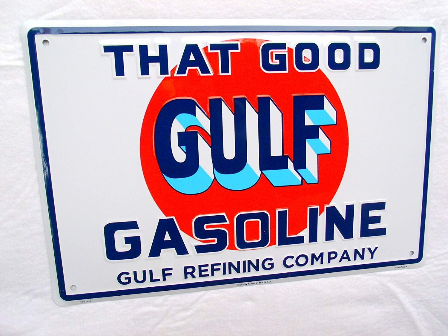 Gulf Gas Oil gasoline sign ...FREE ship on any 8 signs