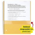 thumbnail image 3 of Five Star MEA72079 8.5 x 11.5 in. Wirebound College Ruled Notebook - 5 Subject, Green, 3 of 4