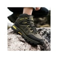 thumbnail image 6 of Frontwalk Unisex Walking Shoes Slip On Hiking Boots Comfort Trainers Outdoor Athletic Trekking Sneakers Womens Sport Military Green 8.5, 6 of 9