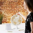 thumbnail image 3 of Kate Aspen Wedding Guest Book Globe Guestbook Alternative, One Size, White, 3 of 8