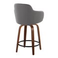 thumbnail image 5 of LumiSource Boyne 24" Fixed-Height Counter Stool - Set of 2, 5 of 7