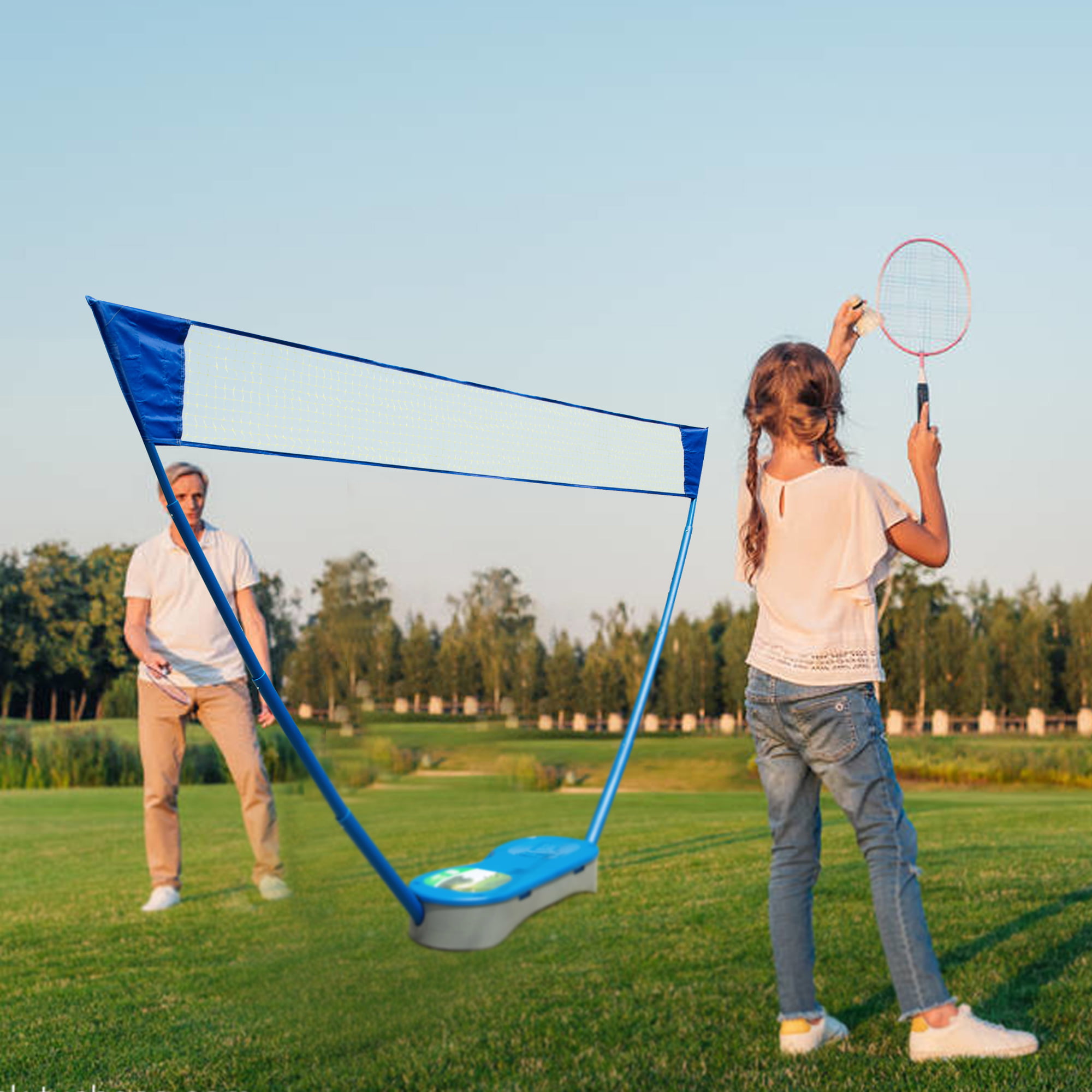 Tennis Badminton Volleyball Net For Beach Garden Indoor-Outdoor-Games-6.1m* U7K6
