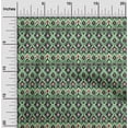 thumbnail image 2 of oneOone Viscose Chiffon Light Green Fabric Ikat Quilting Supplies Print Sewing Fabric By The Yard 42 Inch Wide, 2 of 6