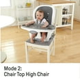 thumbnail image 6 of Ingenuity SmartClean Trio Elite 3-in-1 Convertible High Chair, Toddler Chair, and Booster Seat, For Ages 6 Months and Up, Unisex - Slate, 6 of 18