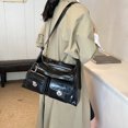 thumbnail image 3 of Bolso Bandolera Retro Axila para Mujer Hobo Cuero PU Con, 3 of 9