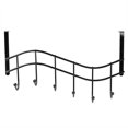 thumbnail image 1 of Wave 6 Hook Over the Door Organizing Rack, Black Onyx, 1 of 5