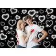 thumbnail image 3 of 8x6FT Early 2000s Backdrop for Black Heart Party Photo Backdrop Heart Sweet 17th 19th 25th 32th Women Men Happy Birthday Photography Background Selfile Wall Decor, 3 of 5