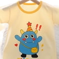 thumbnail image 3 of Kogui Baby Clothes Boy Newborn Baby Boy Girl Romper Ribbed Short Sleeve Romper Jumpsuit Infant Knitted Outfits Clothes 0 3 6 9 12 18 24 Months (Beige,0-3 Months), 3 of 4