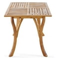 thumbnail image 2 of Outdoor Dining Table 59" Rectangular Wood Table, 2 of 6