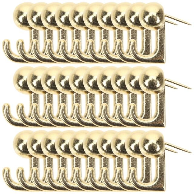 30pcs Push Pin Hangers Wall Picture Hangers Heavy Duty Picture Hanging Hooks