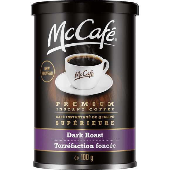 McCafé Premium Instant Coffee, Dark Roast, 100g