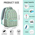 thumbnail image 6 of Hedgehog Pattern Backpack for School,Cute School Bag,Schoolbag with Adjustable Shoulder Straps & Padded Back,15.3"x11"x7.1".﻿, 6 of 6
